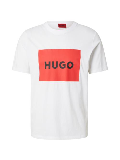 HUGO Bluser & t-shirts 'Dulive222'  rød / sort / hvid