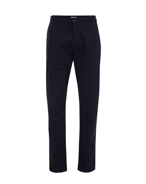 WE Fashion Bukser med lægfolder  marin