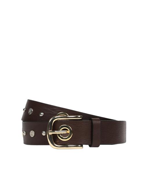 Scalpers Bælte 'New Eyelet'  choko / guld