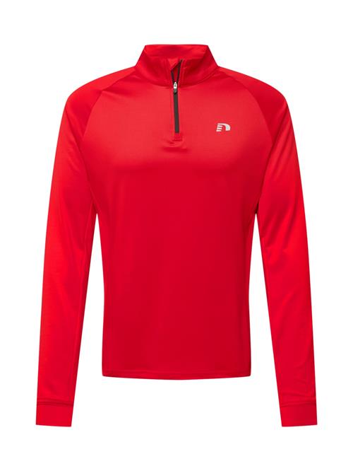 Newline Funktionsskjorte  lysegrå / rød