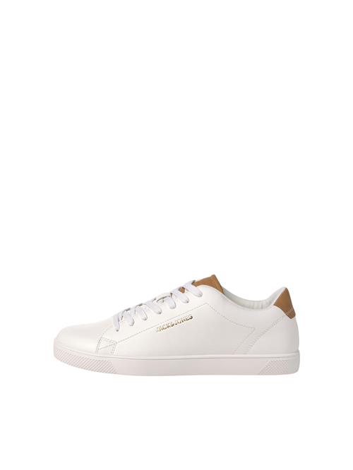 JACK & JONES Sneaker low 'JFWBoss'  cognac / hvid