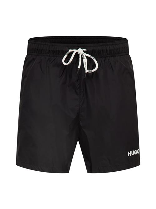 HUGO Badeshorts 'Haiti'  sort / hvid