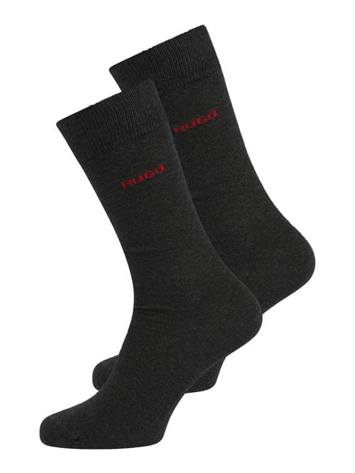 HUGO Sokker  mørkegrå / rød