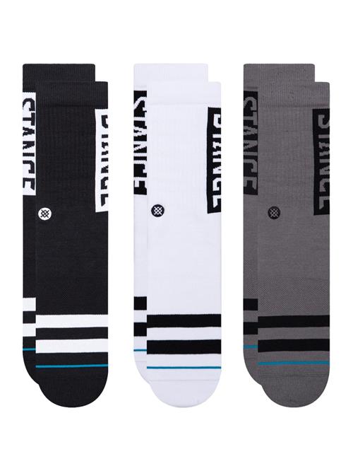Stance Sportssokker 'The OG'  mørkegrå / sort / hvid