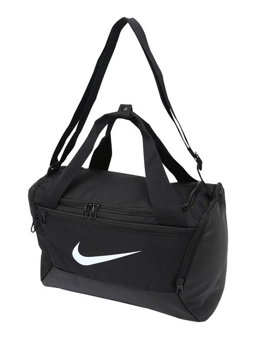 NIKE Sportstaske 'Brasilia 9.5'  sort / hvid