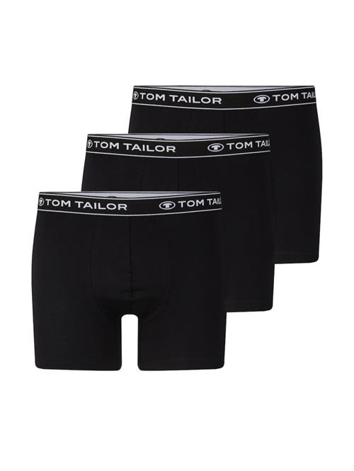 TOM TAILOR Boksershorts  sort / hvid