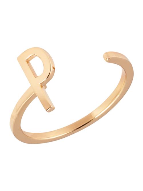 Design Letters Ring  guld