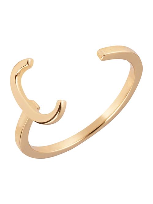 Design Letters Ring  guld