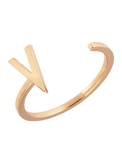 Design Letters Ring  guld