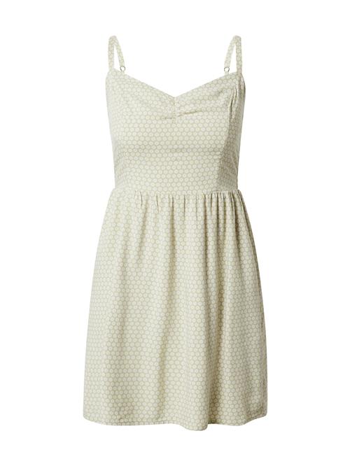 HOLLISTER Sommerkjole 'APAC'  pastelgrøn / hvid