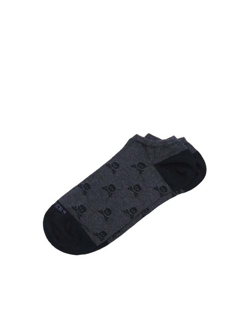 Scalpers Støvletter 'Nos Skull'  navy / grå