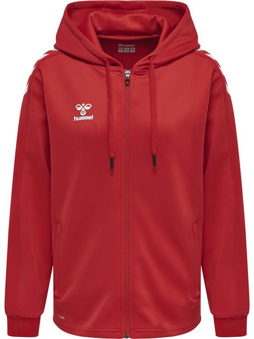 Hummel Sportssweatjakke  brandrød / hvid