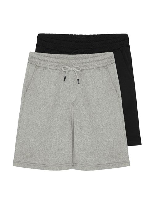 Trendyol Bukser  grå-meleret / sort