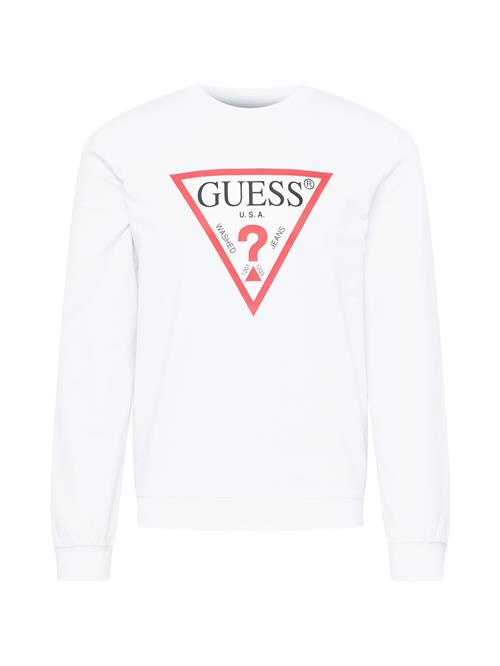 GUESS Sweatshirt 'Audley'  rød / sort / hvid