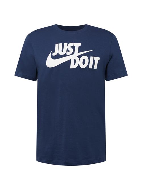 Nike Sportswear Bluser & t-shirts 'Swoosh'  navy / hvid
