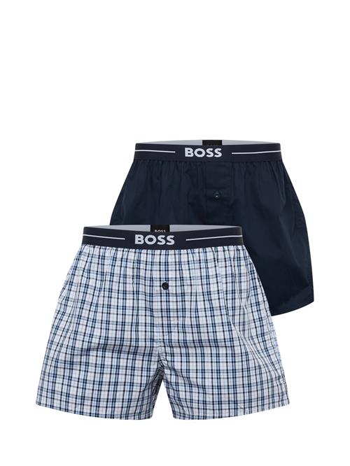 Se BOSS Boksershorts 'Nos'  lyseblå / mørkeblå / hvid hos About You