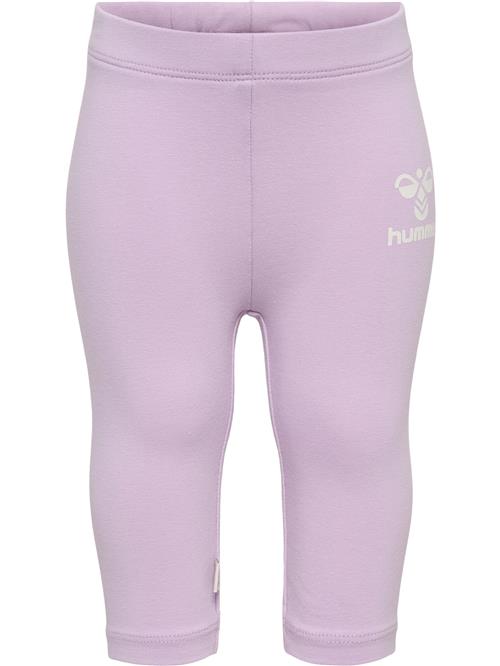 Hummel Leggings  lilla / hvid