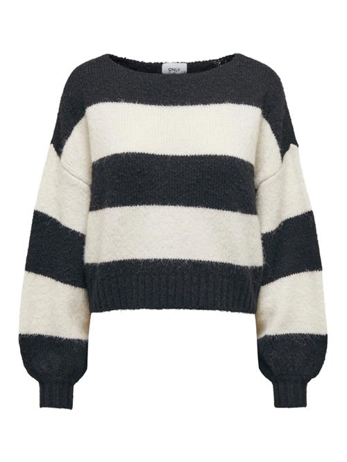 ONLY Pullover 'ONLAya'  sort / hvid