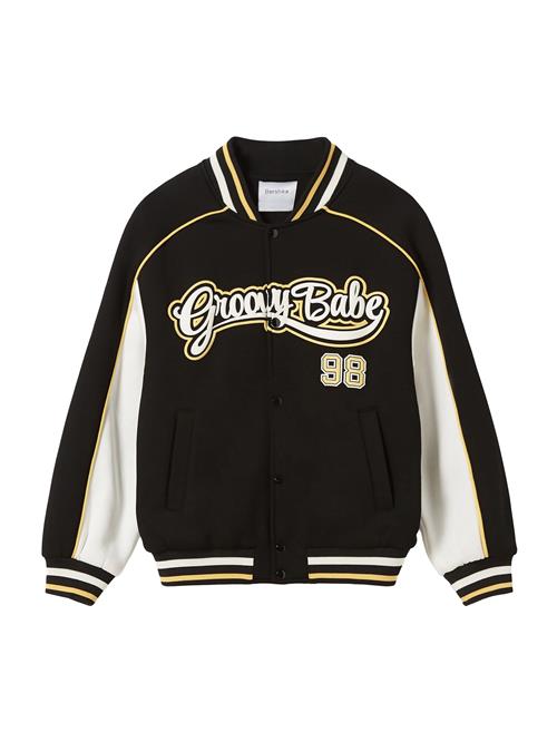 Bershka Overgangsjakke  sort