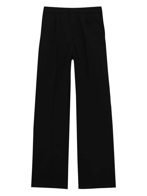 Pull&Bear Bukser med fals  sort