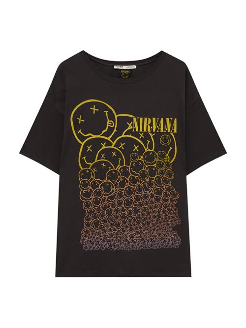 Pull&Bear Shirts  gul / antracit / lyselilla / abrikos