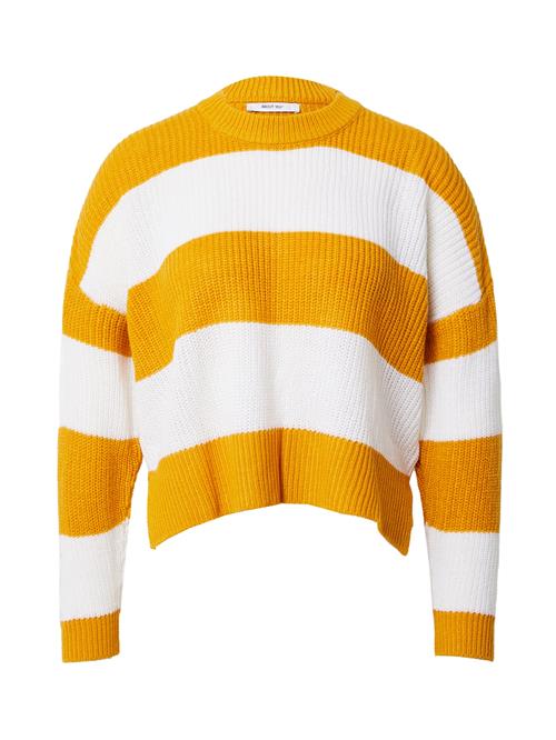ABOUT YOU Pullover 'Thassia'  safran / hvid