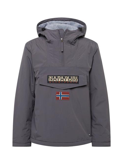 NAPAPIJRI Overgangsjakke 'Rainforest'  beige / mørkegrå / mørkerød / sort