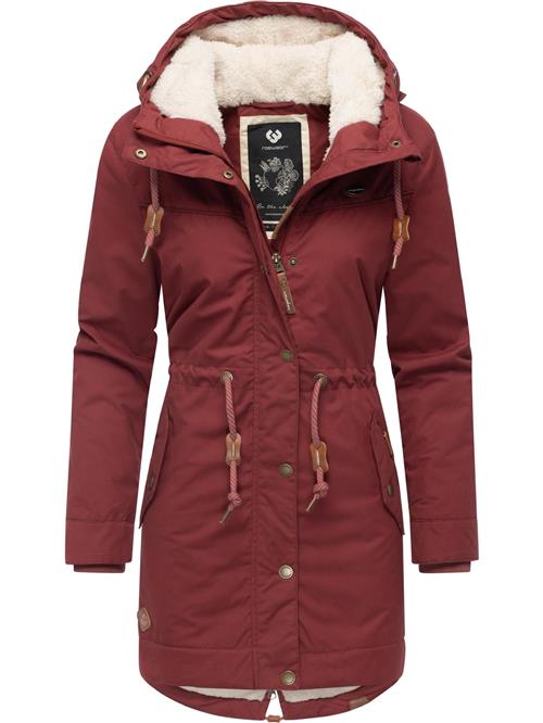 Ragwear Vinterparka  brun / rød / sort / hvid