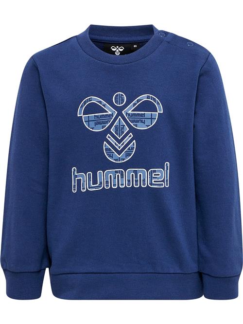 Hummel Sweatshirt 'Lime'  natblå / lyseblå / hvid