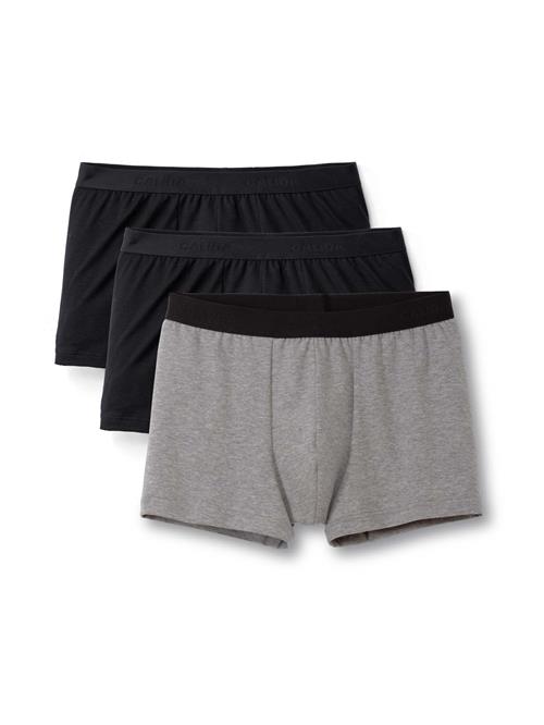 CALIDA Boksershorts  grå-meleret / sort