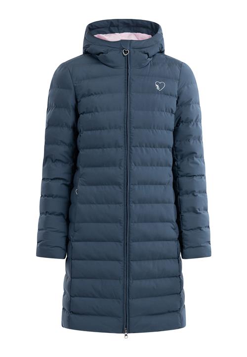 MYMO Vinterfrakke  blå / hvid