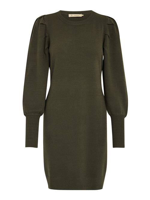 Peppercorn Strikkjole 'Robe Anissa'  oliven