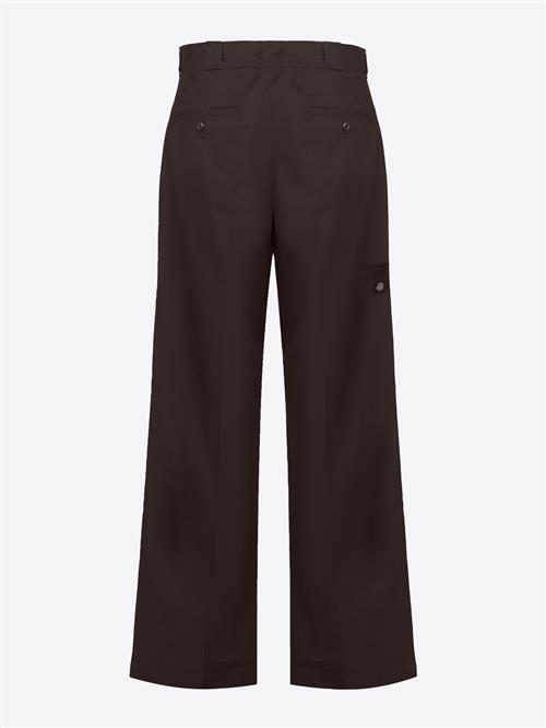 DICKIES Bukser med fals  mørkebrun