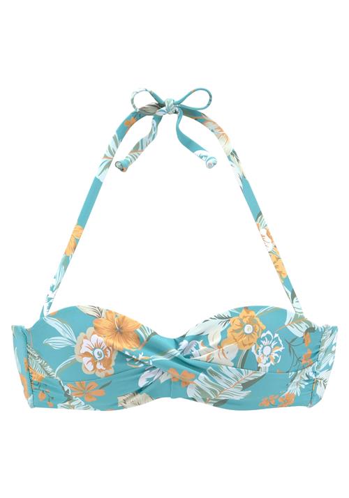 SUNSEEKER Bikinioverdel  blå / sennep / offwhite