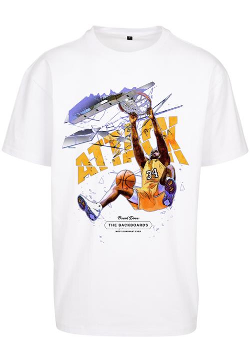 MT Upscale Bluser & t-shirts 'Attack Player'  blandingsfarvet / hvid