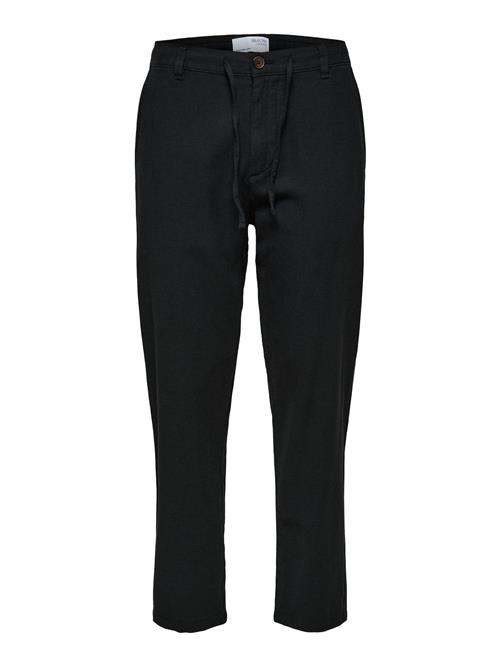 SELECTED Lærredsbukser 'Brody'  sort