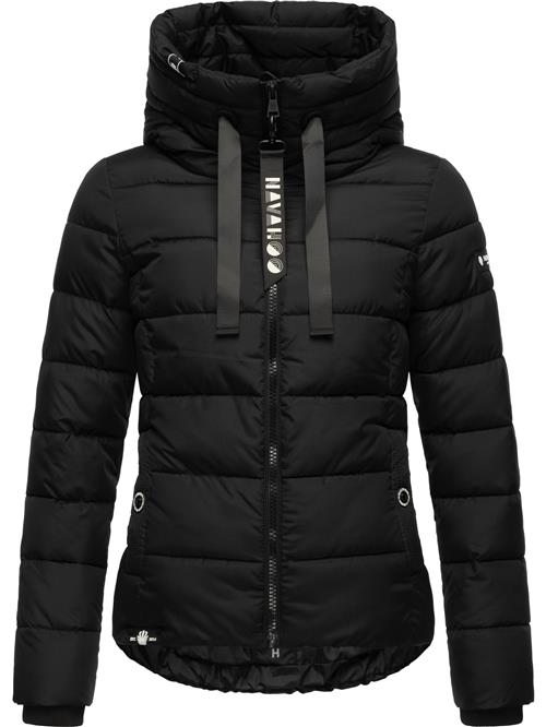 NAVAHOO Vinterjakke 'Amayaa'  sort / hvid