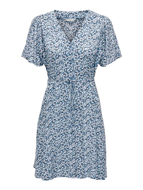 Se ONLY Blusekjole 'ONLEvida'  lyseblå / mørkeblå / hvid ved About You