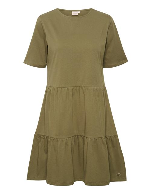 Cream Kjole 'Noba'  oliven