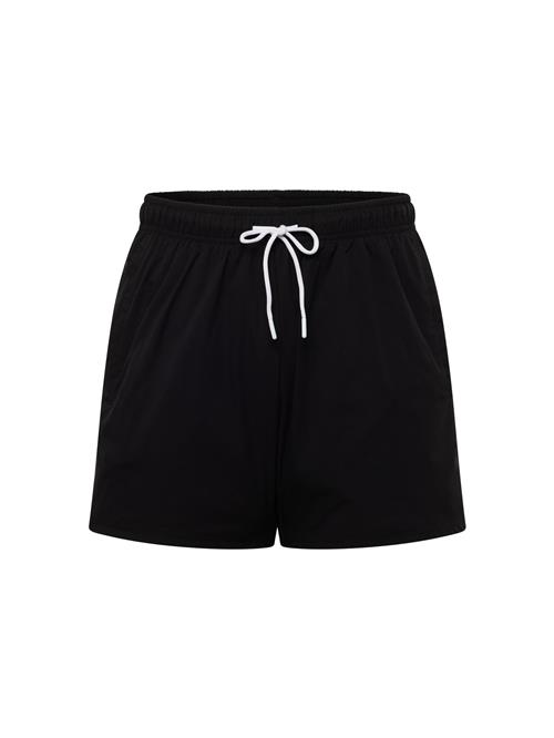 BOSS Badeshorts &#39;Iconic&#39;  sort / hvid