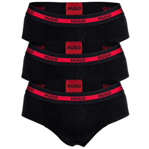HUGO Slip  rød / sort