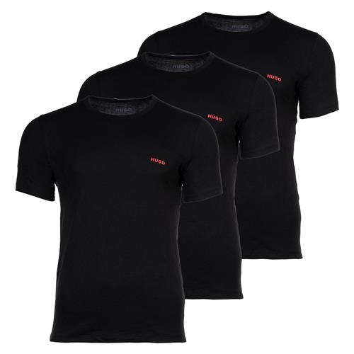 HUGO Bluser & t-shirts  rød / sort