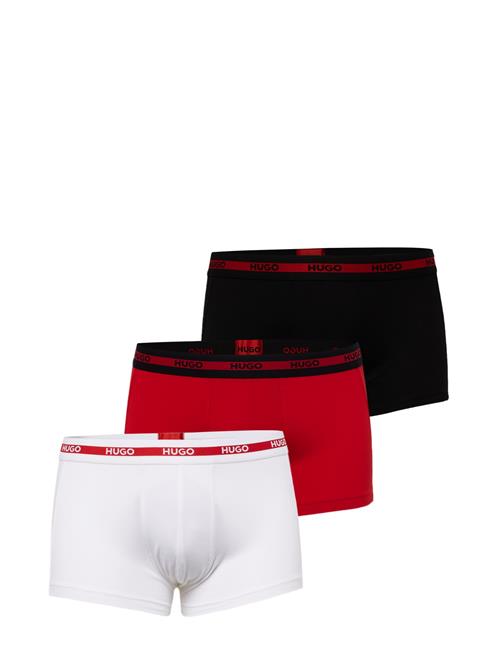 HUGO Boksershorts  blodrød / sort / hvid