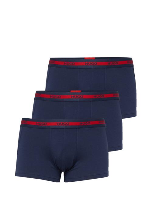 HUGO Boksershorts  natblå / rød / sort