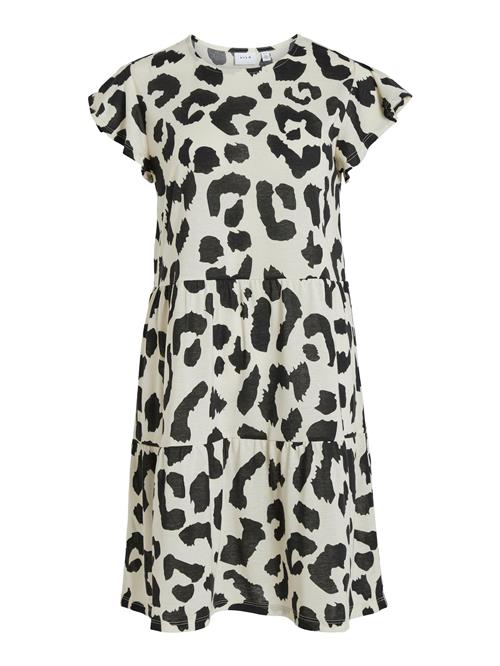 VILA Sommerkjole 'SUN'  ecru / sort