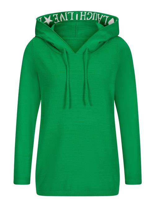 heine Pullover  ecru / grøn