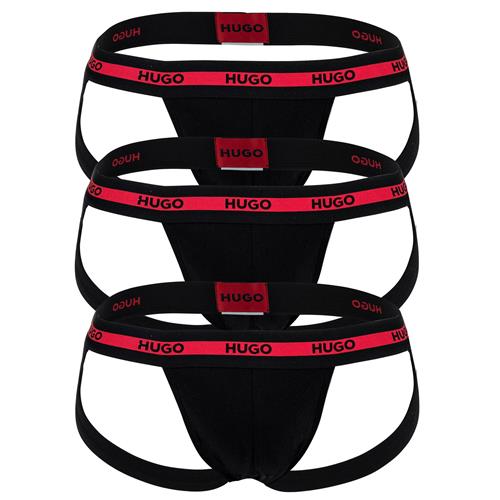 HUGO Slip  rød / sort