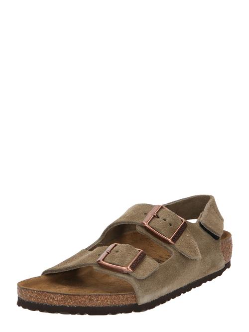 BIRKENSTOCK Åbne sko 'Milano'  mudderfarvet