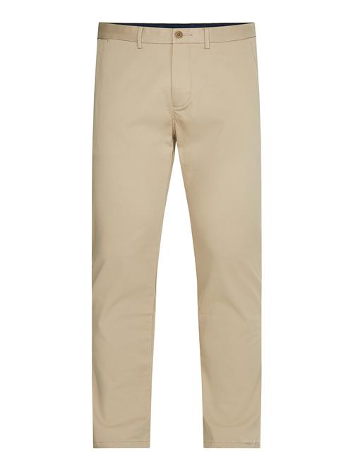 TOMMY HILFIGER Lærredsbukser 'Bleecker 1985'  beige / navy / rød / hvid