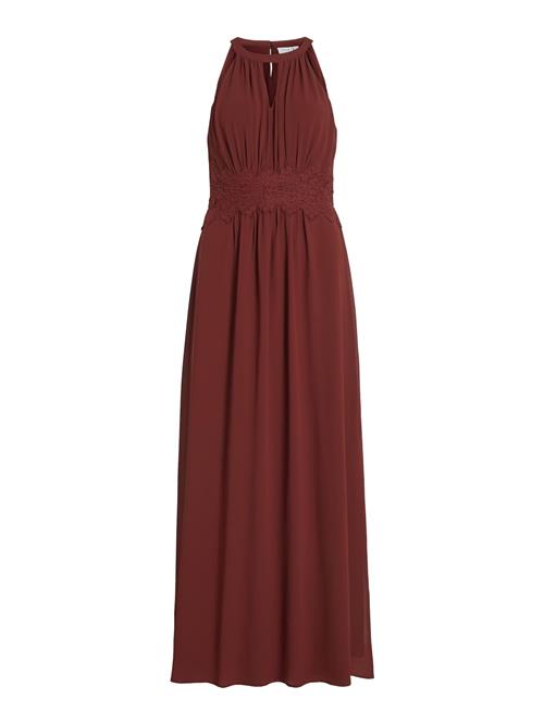 VILA Festkjole  mørkerød